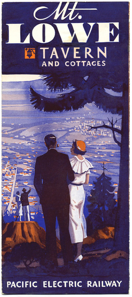 Mt. Lowe Tavern And Cottages, 1933. Folding brochure